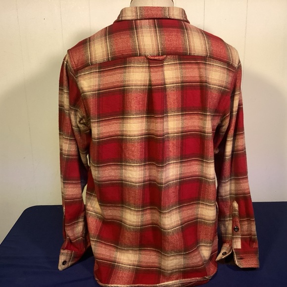 Orvis Flannel Shirt Jacket with side pockets mens size medium - Picture 4 of 10